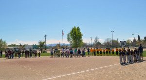 Sunshine and a light breeze greeted the 62nd opening ceremonies of Hawthorne Little League. Spectators and proud ballplayers standing tall in their bright