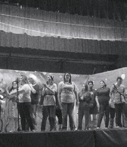 MCHS students perform play