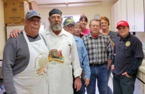 Heidi Bunch A group of volunteers, led by Ken and Dawny Carrothers, prepared a traditional Thanksgiving feast at no cost for residents of Mineral County at the American Legion Post 19 last Thursday.