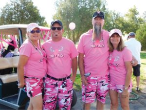 Courtesy photos - The Walker Lake Golf Course was a sea of pink last Saturday for the Breast Cancer Rally tournament.