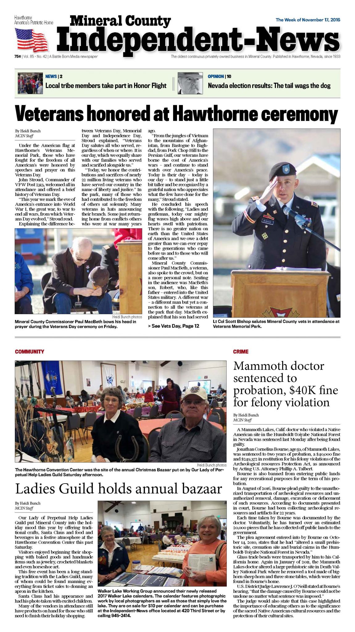 November 18, 2016 | Mineral County Independent News